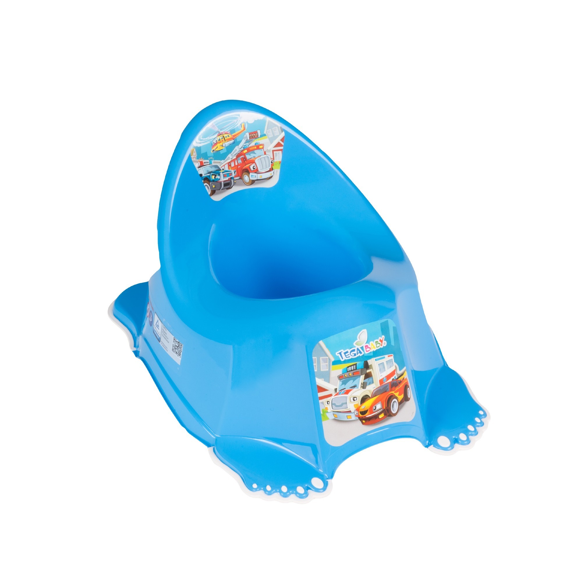 

Горшок Tega Baby музыкальный антискользящий "CARS"Синий