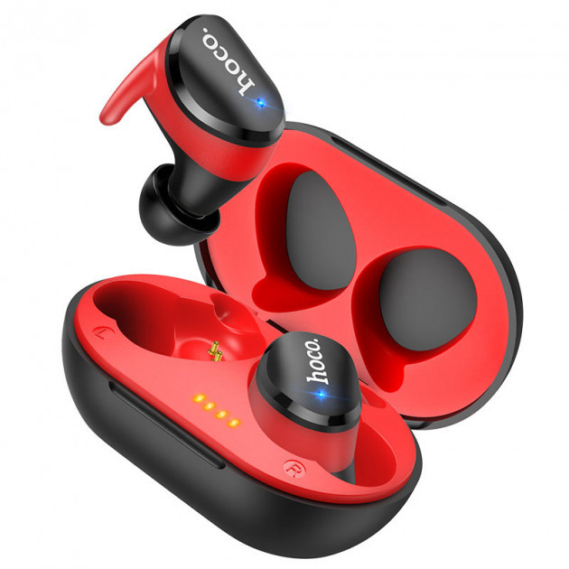 

Наушники Bluetooth Hoco Clear sound TWS ES41 Вlack/Red