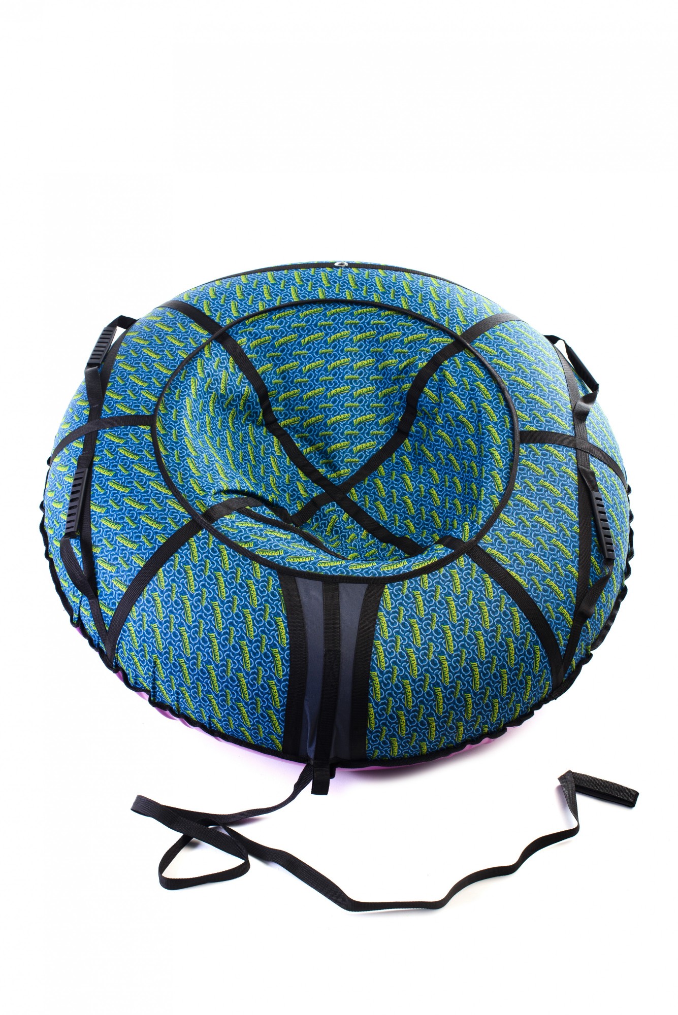 

Тюбинг надувные санки, ватрушка Kospa Диаметр 100 см Усиленный Superhero