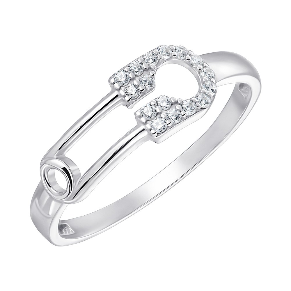 

Серебряное кольцо с фианитами 000150635 16 размера