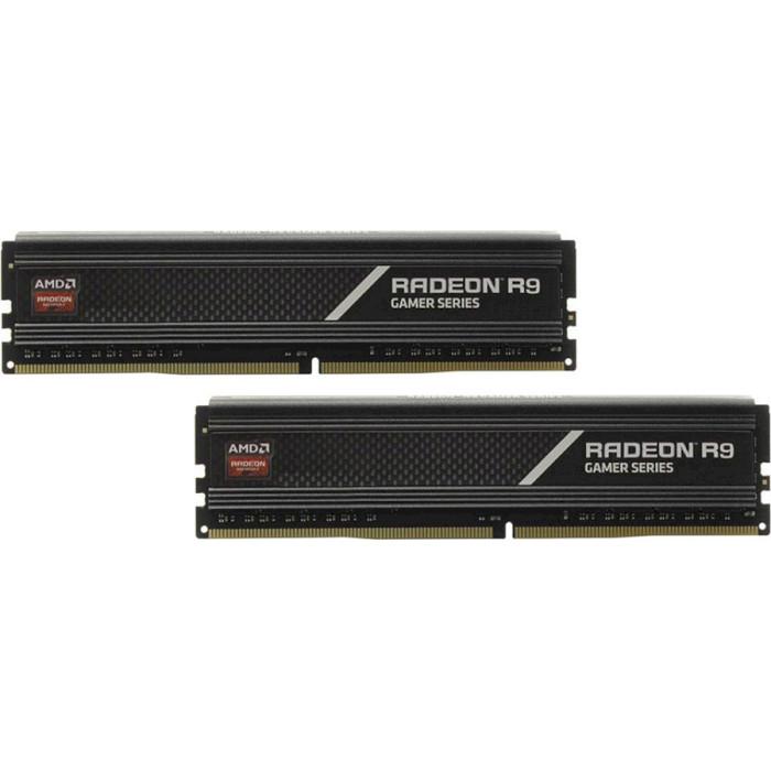 

Модуль памяти AMD Radeon R9 Gamer DDR4 3200MHz 16GB Kit 2x8GB (R9S416G3206U2K)