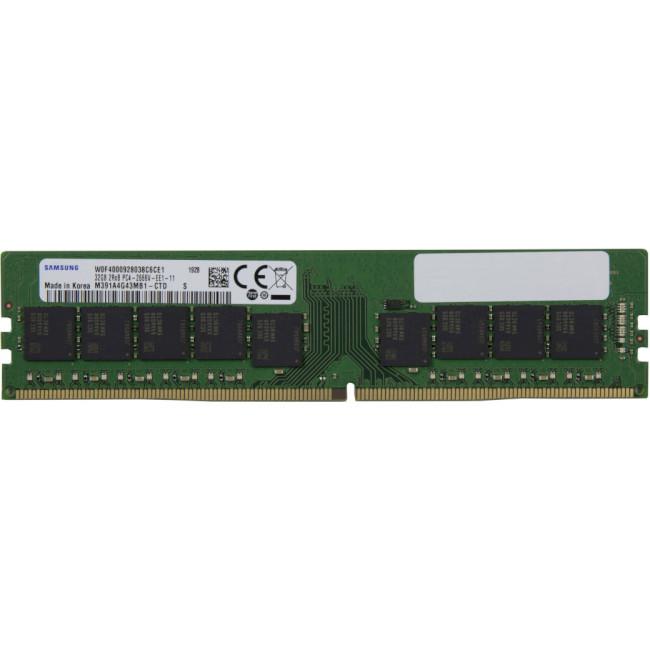 

Модуль памяти DDR4 2666MHz 32GB SAMSUNG UDIMM ECC (M391A4G43MB1-CTD)