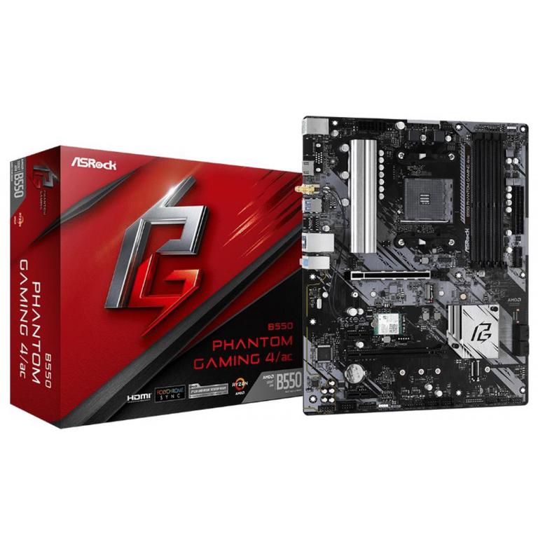 

Материнская плата ASROCK B550 Phantom Gaming 4/ ac (B550 PHANTOM GAMING 4/AC)