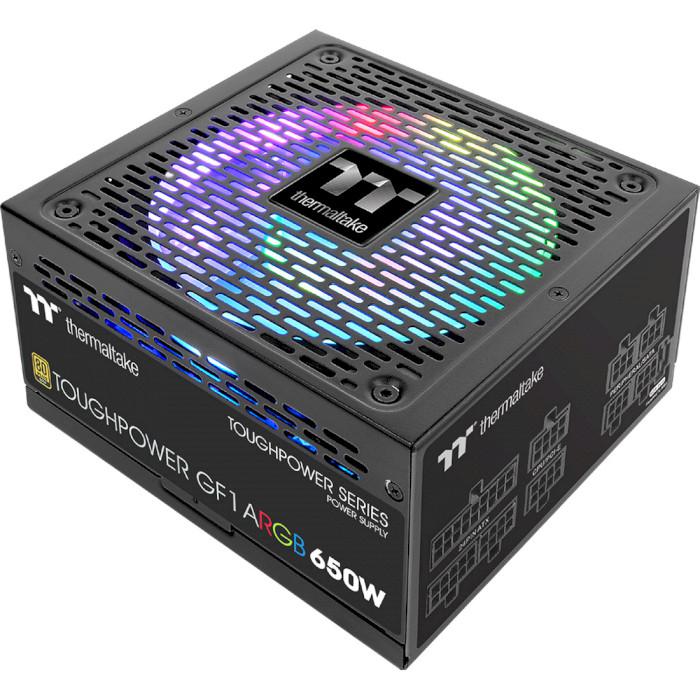 

Блок питания 650W THERMALTAKE Toughpower GF1 ARGB 650 (PS-TPD-0650F3FAGE-1)