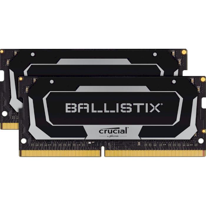 

Модуль памяти CRUCIAL Ballistix Black SO-DIMM DDR4 3200MHz 32GB Kit 2x16GB (BL2K16G32C16S4B)