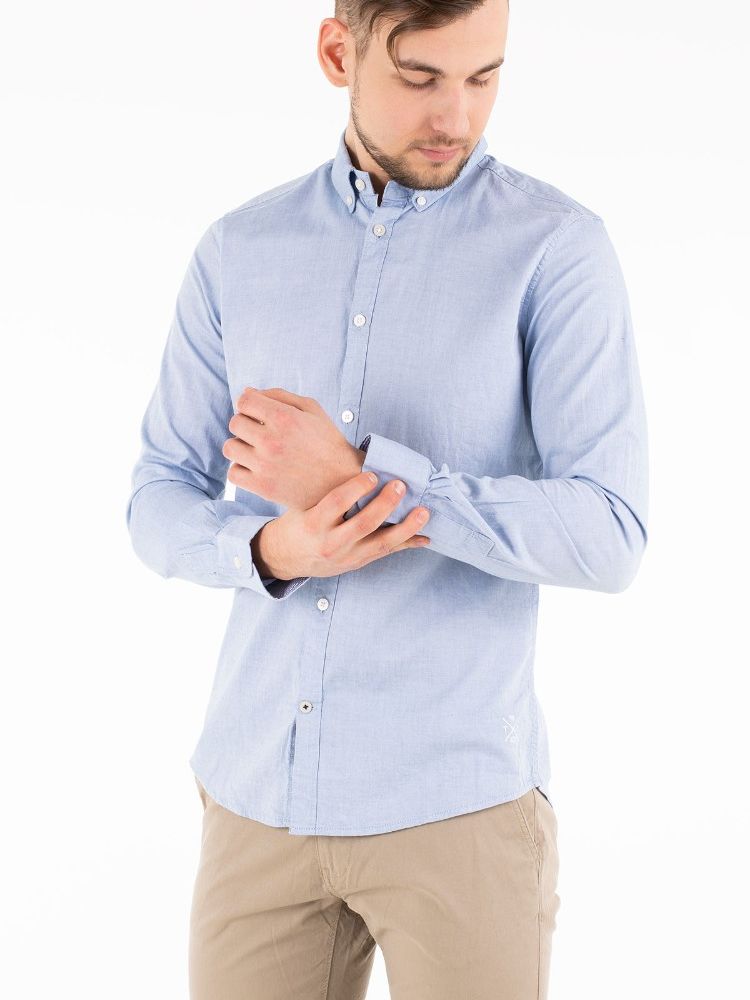 

Рубашка Tom Tailor 1008320-15837  Светло-синяя, Рубашка Tom Tailor 1008320-15837 2XL Светло-синяя