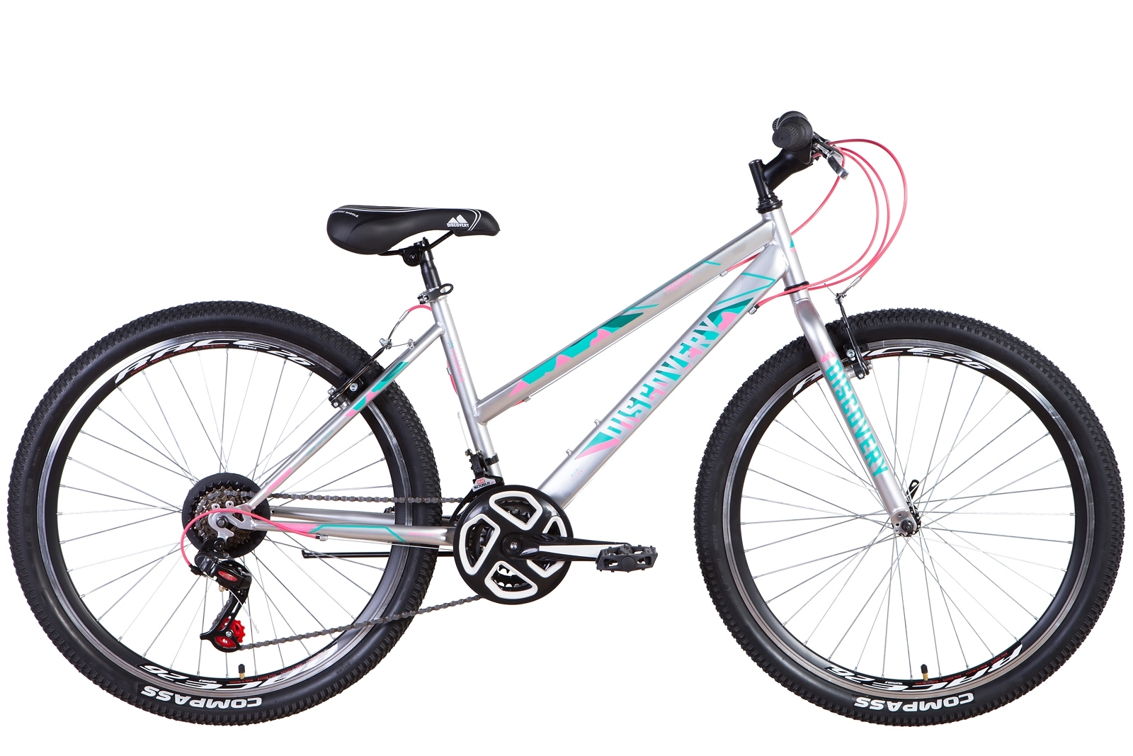 

Велосипед 26" Discovery PASSION 2021 (антрацитово-розовый с бирюзовым (м)) Discovery OPS-DIS-26-404