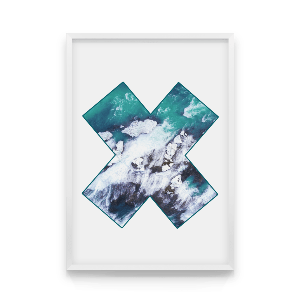 

Постер в рамке OCEAN X 50x70 см