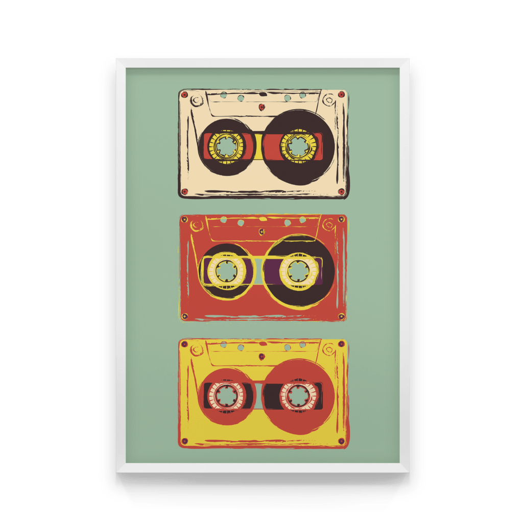 

Постер в рамке CASSETTE-2 50x70 см