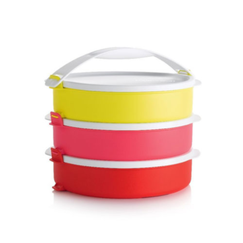

Набір контейнерів Tupperware Парад круглі з ручкою (3 шт по 880 мл) (РП2193)