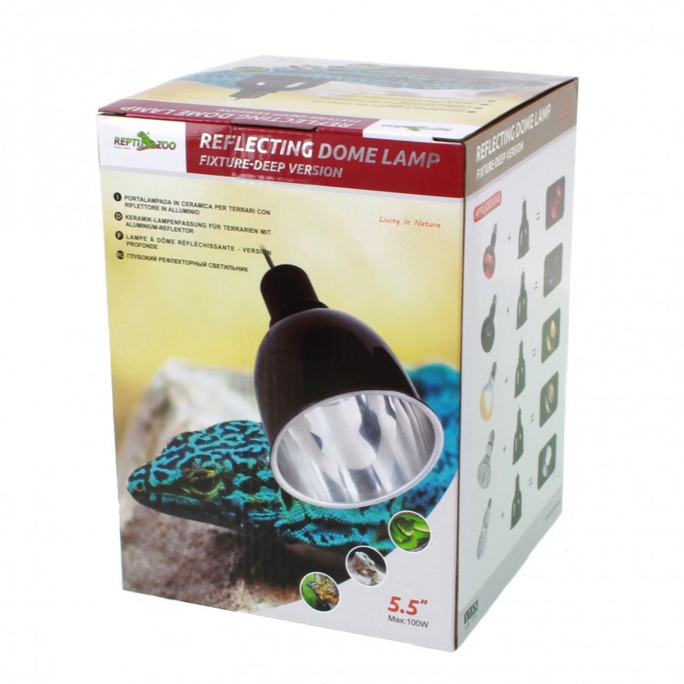 

Светильник рефлекторный Repti-Zoo RL04D 100W для террариума