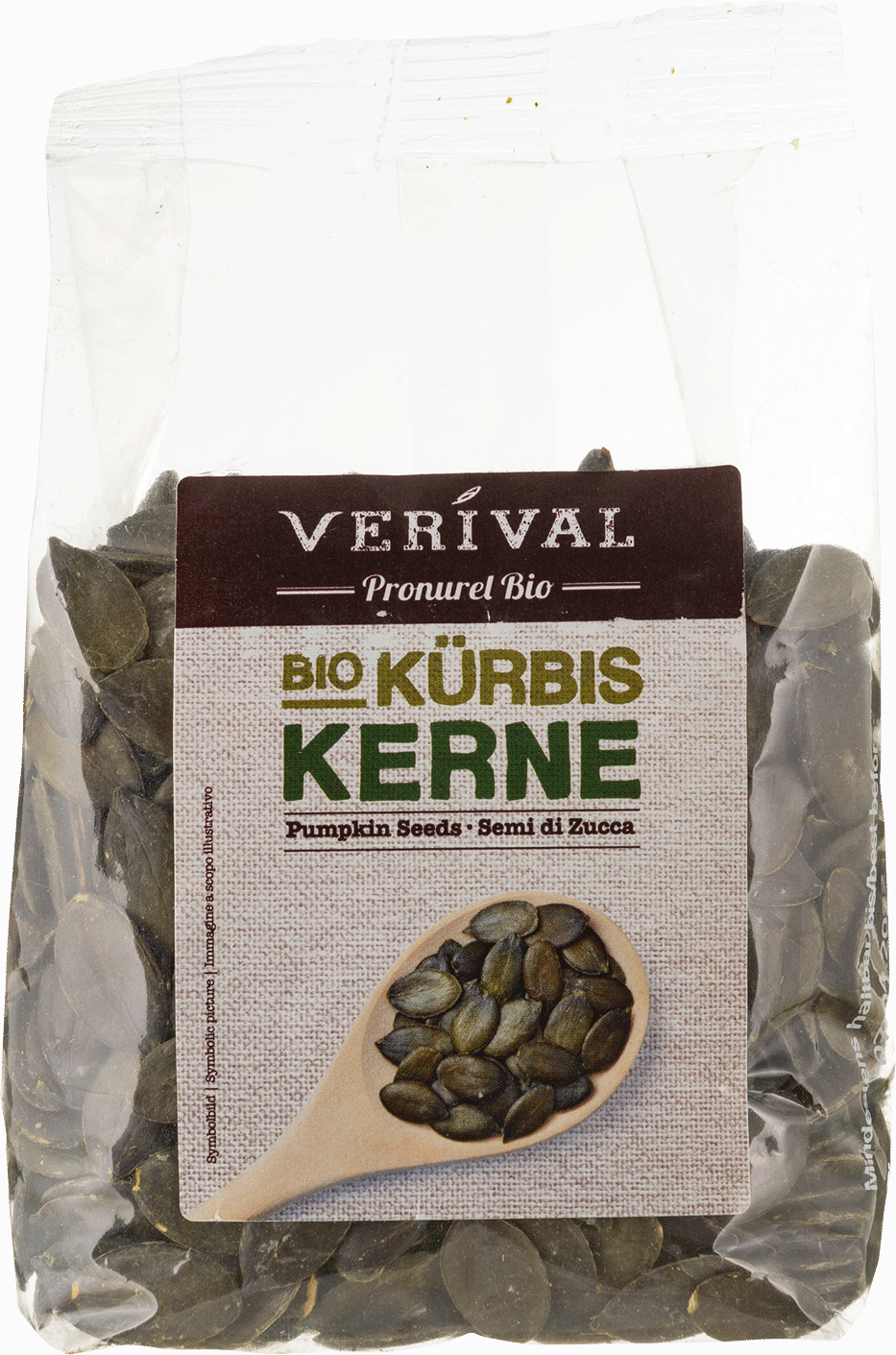 Семена тыквы Verival очищенные органические 200 г (9004617011177 .