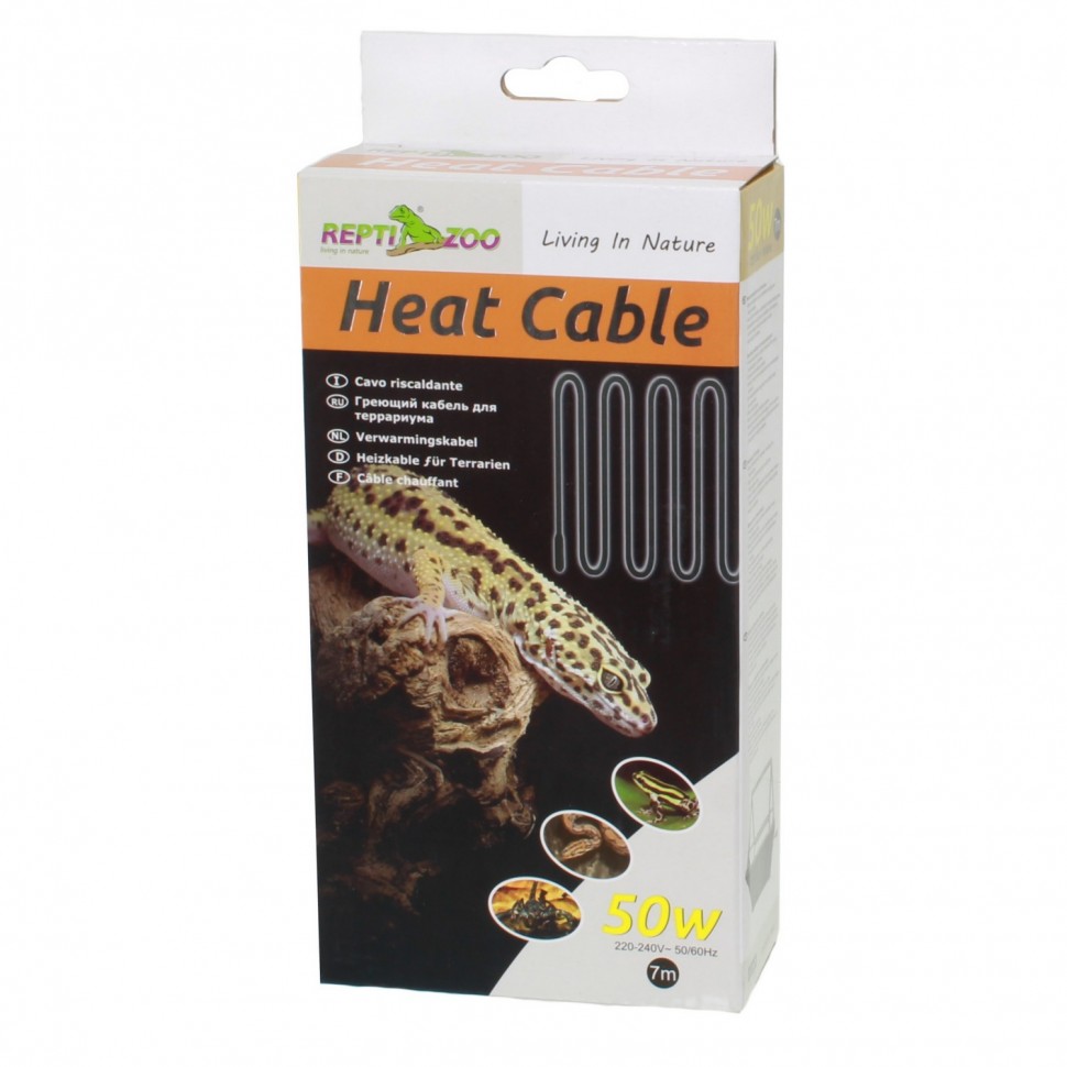 

Нагревательный кабель 7м Repti-Zoo Heat Cable 50W для террариума