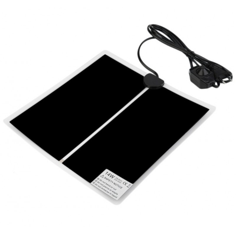 

Нагревательный мат 28x28 см с регулировкой Terrario Premium Repti Pad 14W