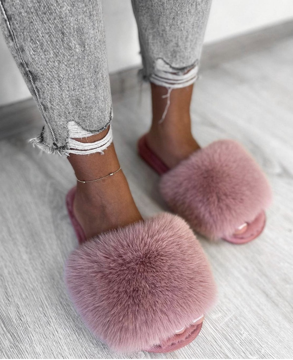 

Комнатные тапочки Мех 40-41 (26,5 см) Розовые