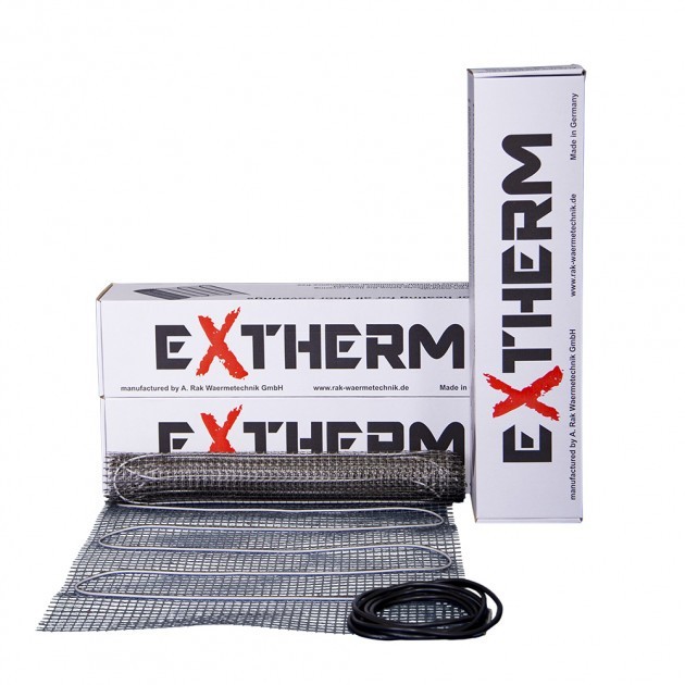 

Теплый пол Extherm двужильный нагревательный мат ET ECO 0.75 180 (9479375)