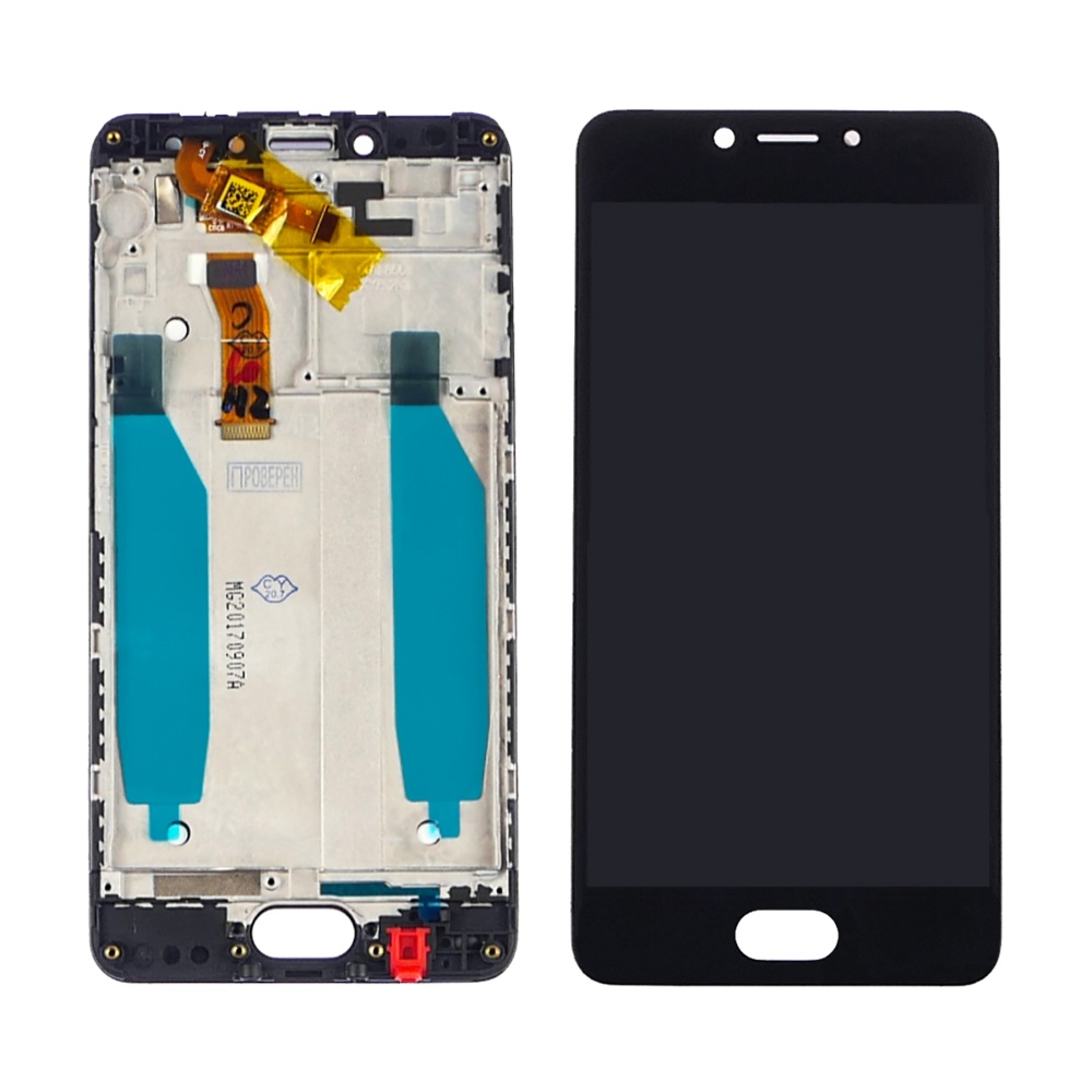 

Дисплей для Meizu M5C с чёрным тачскрином и корпусной рамкой