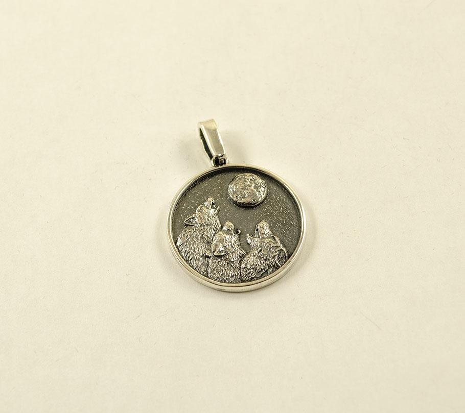 

Кулон волки Maxi Silver 9063
