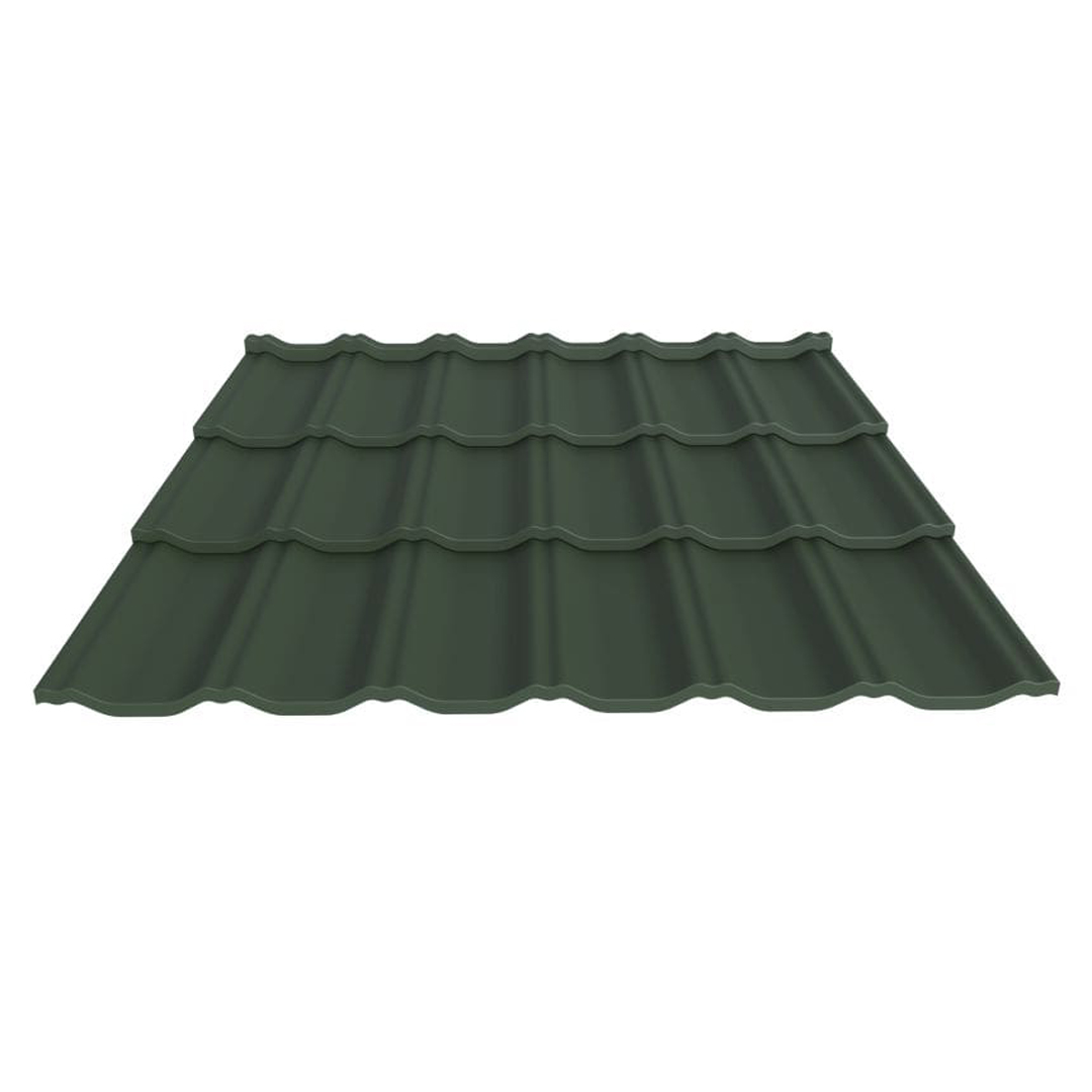 

Металочерепица ГРАДО 0,5 RAL 6020 Арт.201278-6020