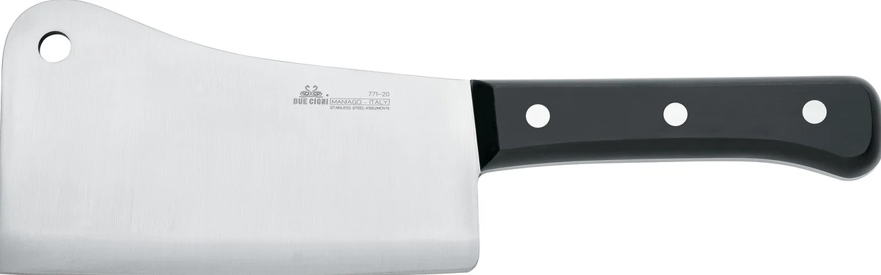 

Топорик Due Cigni Cleaver Heavy Full Tang, 230 mm (1904.01.11)