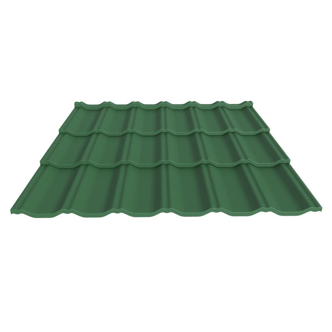 

Металлочерепица ГРАДО Термастил 0,5 мм Украина RAL 6002 Темно-зеленый Арт.201246-6002