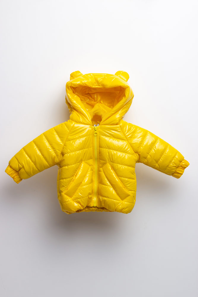 

Куртка коротка на дівчинку Vestes 68 жовтий (KY-035)