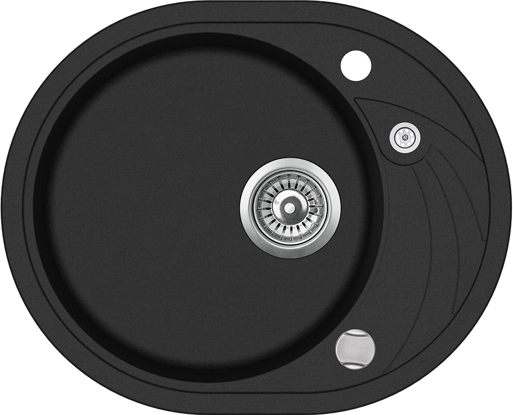 

Кухонная мойка Aquasanita Clarus SR102AW Black Metallic 601 Черный