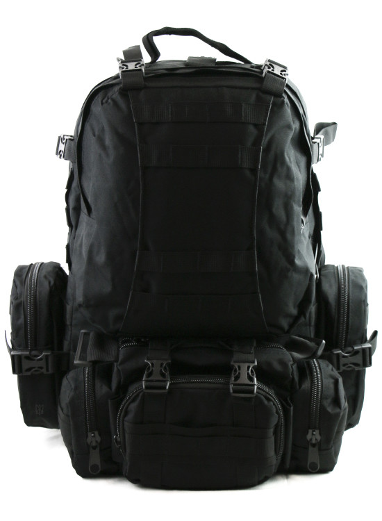 

Рюкзак штурмовой тактический 50 литров Milcraft Black (1003)
