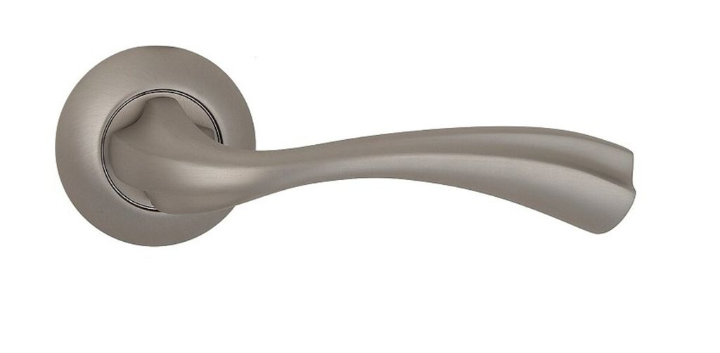 

Ручка Дверная Capri На Розетке R02 Матовый Никель (23 23) Siba Z23 0 23 23