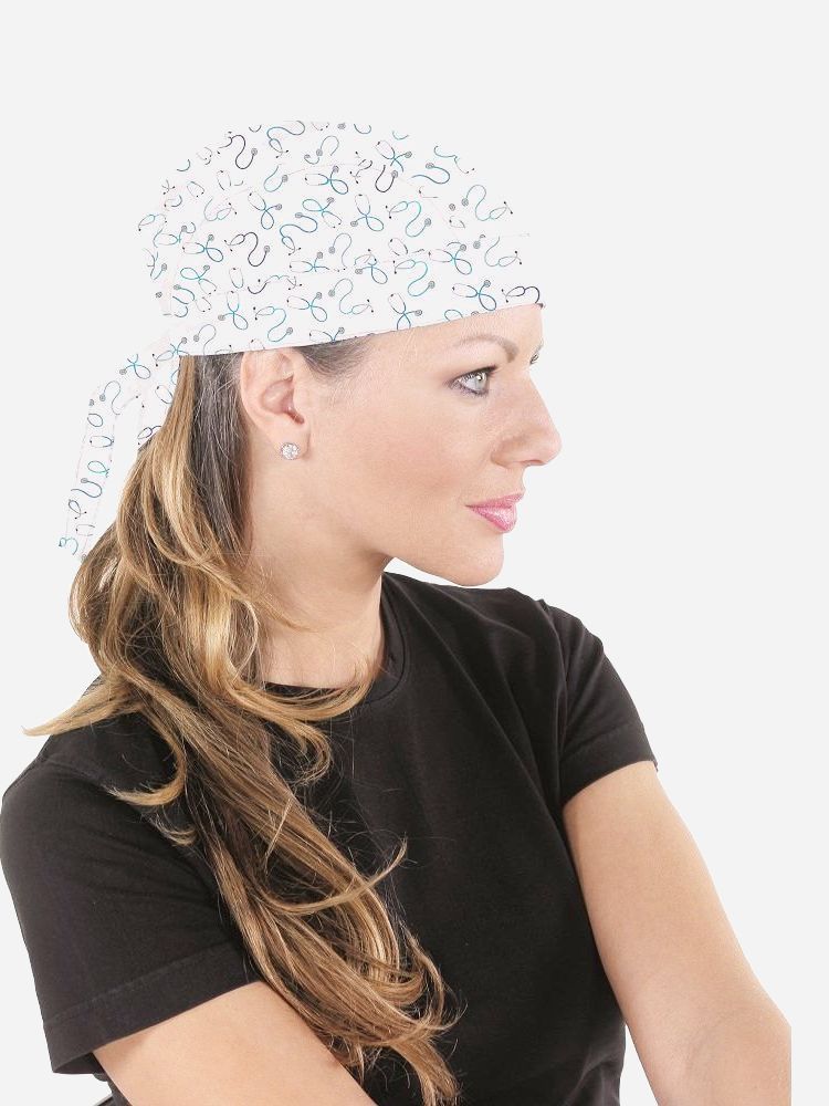 

Медицинская шапочка Color4health Palermo Bandana Doctor One size Белая
