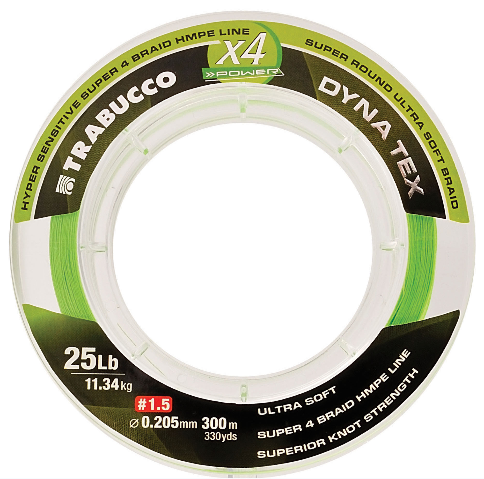 

Шнур Trabucco X4 Power 150 м 0.205 мм 11.34 кг Салатово-желтый (054-31-200)