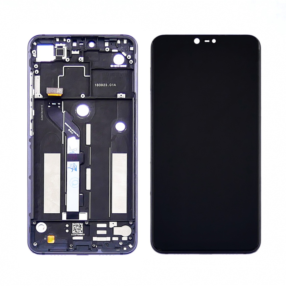 

Дисплей для Xiaomi Mi 8 Lite с чёрным тачскрином и корпусной рамкой