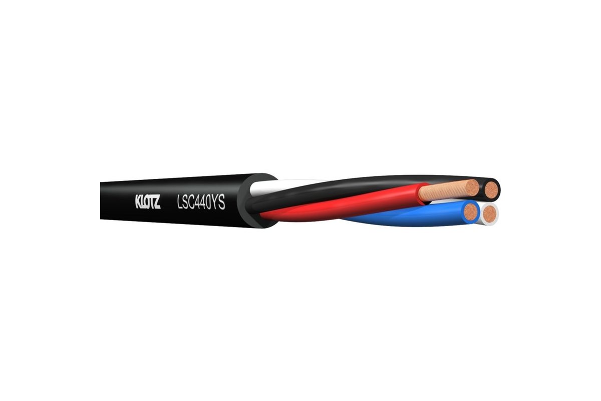 

Кабель акустический пометрово KLOTZ LSC440YS MULTICORE SPEAKER CABLE