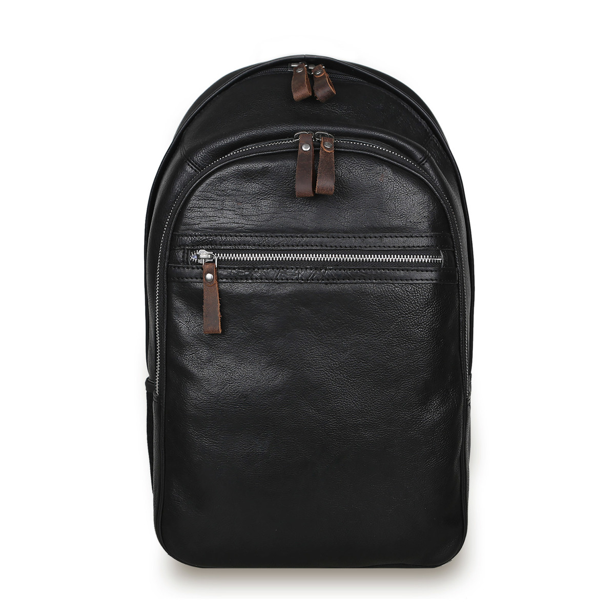 

Мужской кожаный рюкзак чёрного цвета Ashwood Leather 4555 Black