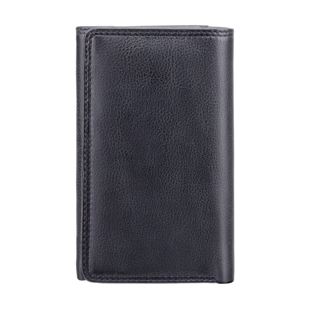 

Чёрный женский кошелёк вертикальный Visconti HT32 BLK Picadilly c RFID