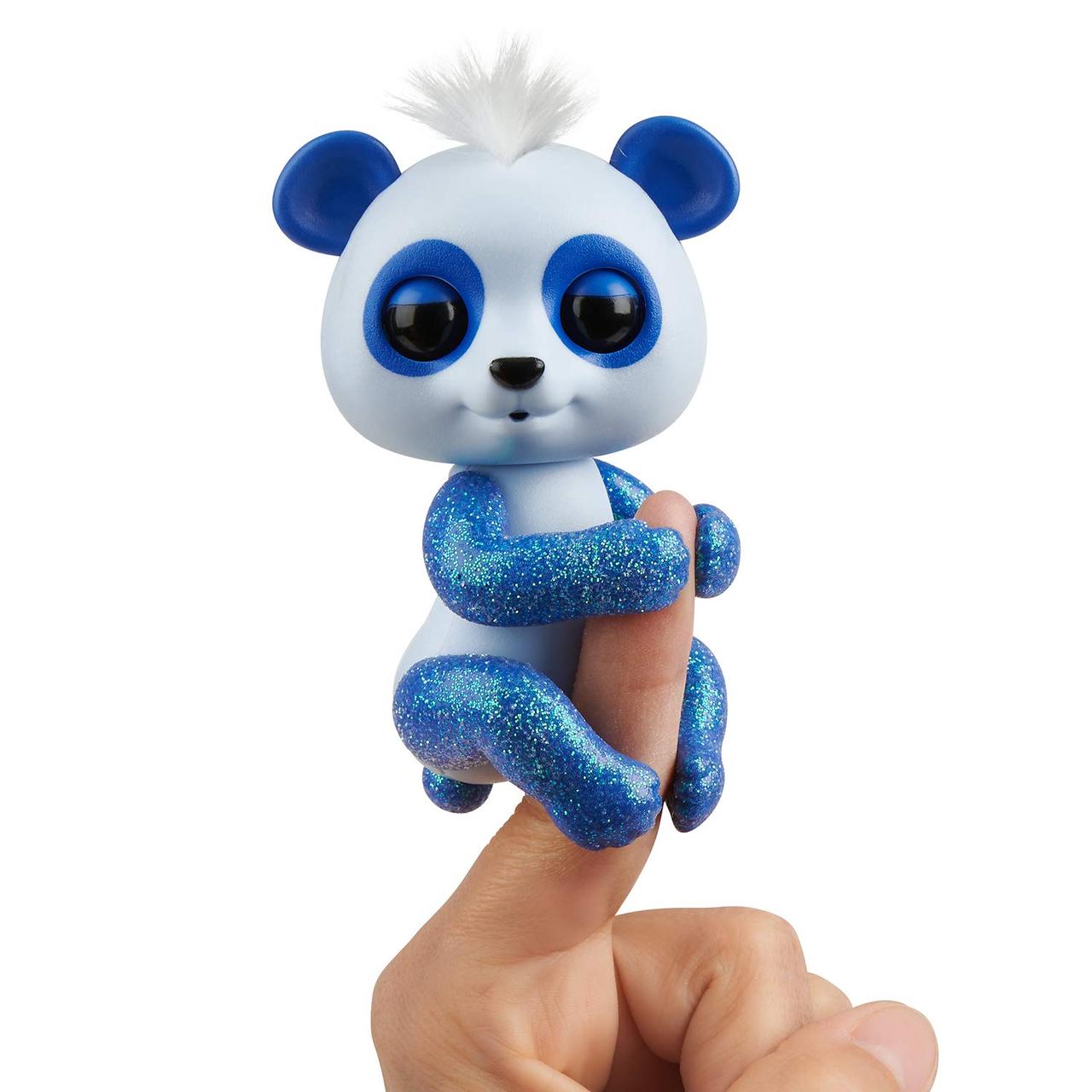 

Інтерактивна панда WowWee Fingerlings Glitter Panda - Archie (Blue) блискучий Арчі (3563) (B07BKG911G)