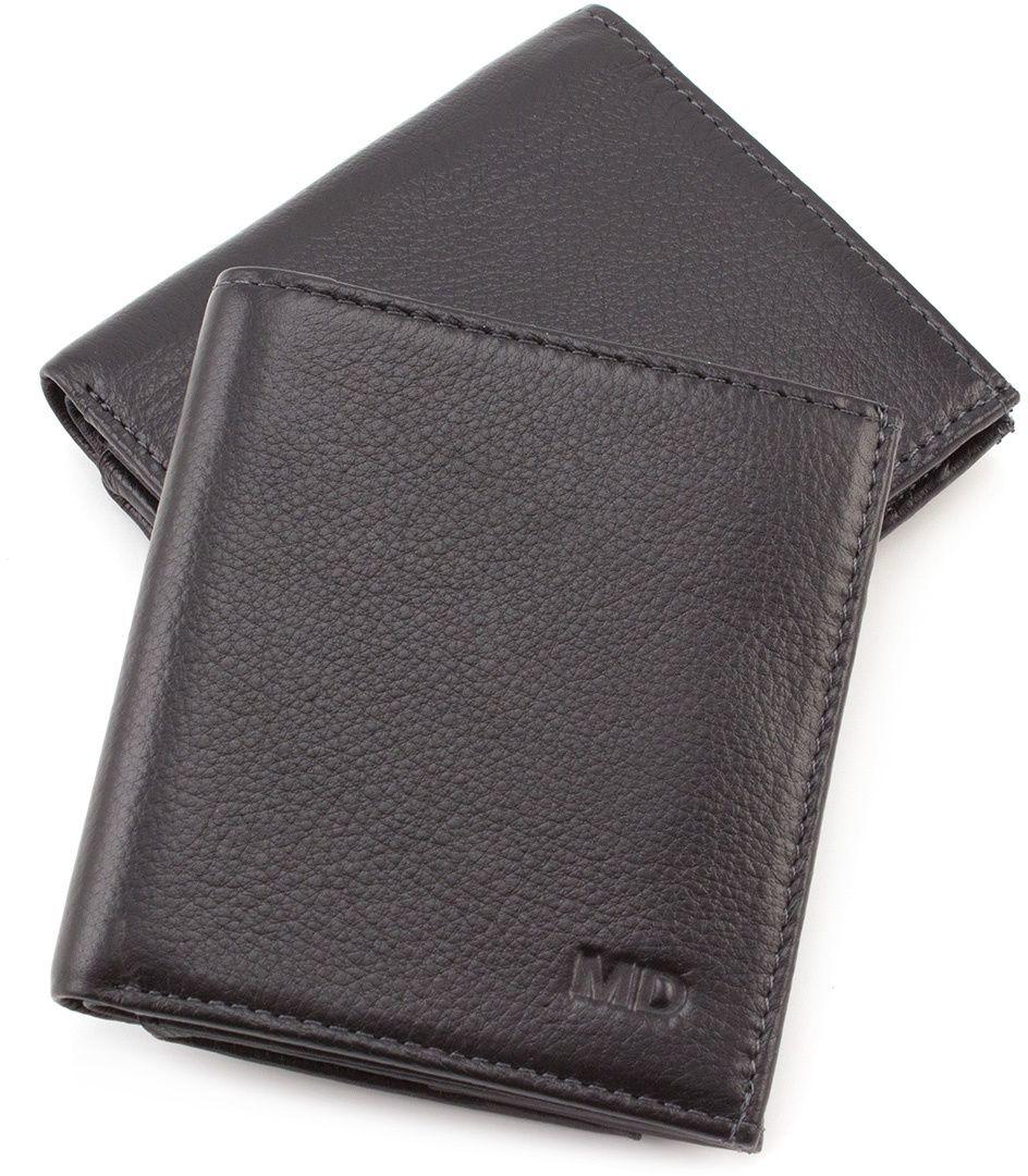 

Маленький кожаный кошелёк на магнитной засчёлке MD Leather 606-a