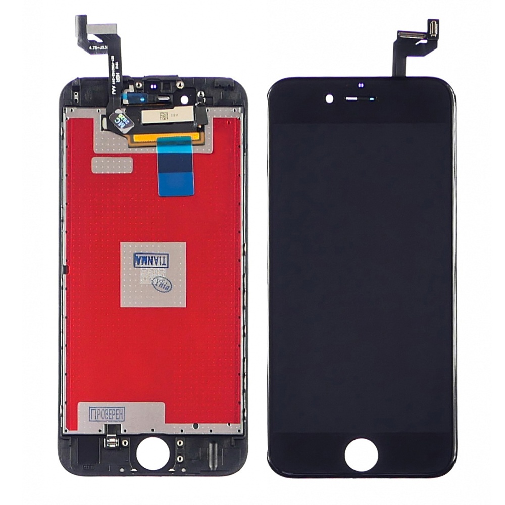 

Дисплей для Apple iPhone 6s с чёрным тачскрином Tianma