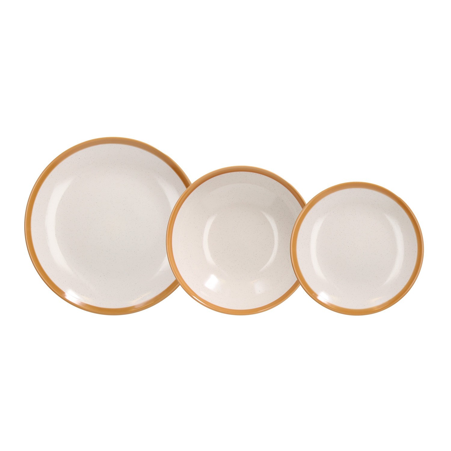 

Столовый сервиз Tognana Louise Woody Beige, 18 предметов, керамика, бежевый