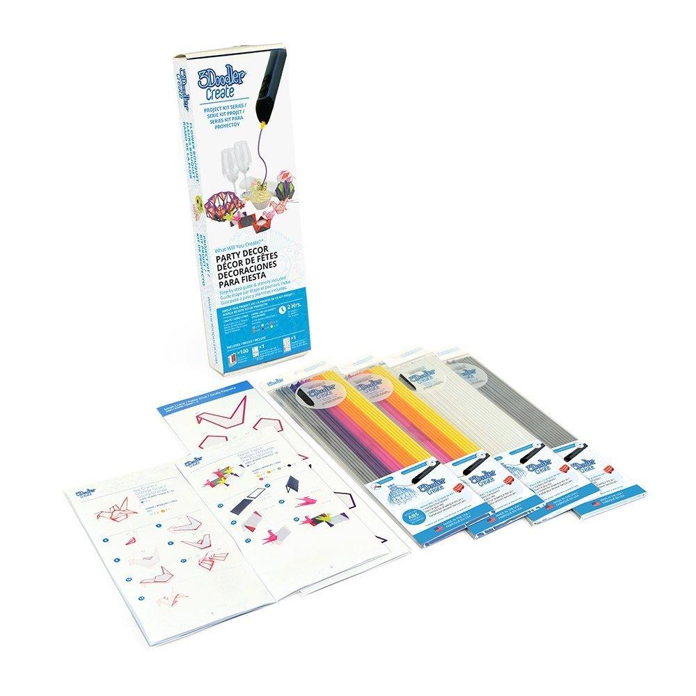 

Набір стержнів Шаблони 3Doodler Create Party Decor Stencil для 3D-ручки 100 шт (3DOOD-FEPKIT) (B071V7R17F)