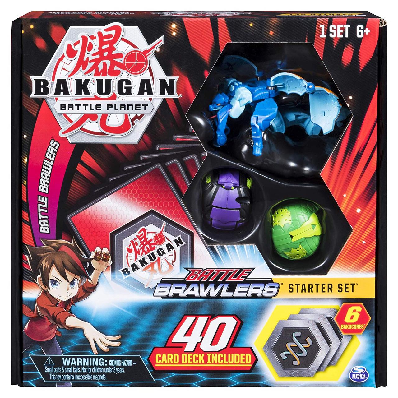 

Ігровий набір Spin Master Bakugan Battle Starter Set Creatures Aquos Garganoid з 3 Бакуганів (20104010) (B07GTHTF9T)