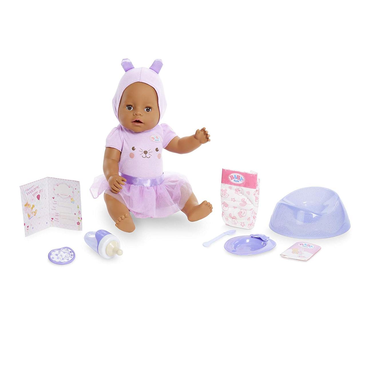 

Інтерактивна лялька Zapf Creation Baby Born Interactive Baby Doll - Brown Eyes карі очі (916793) (B07QNTX61T)