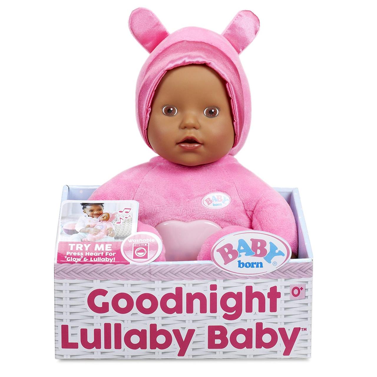 

Лялька нічник Zapf Creation Baby Born Goodnight Lullaby Brown Eyes Realistic Baby Doll "Колискова" (B076161TJV)