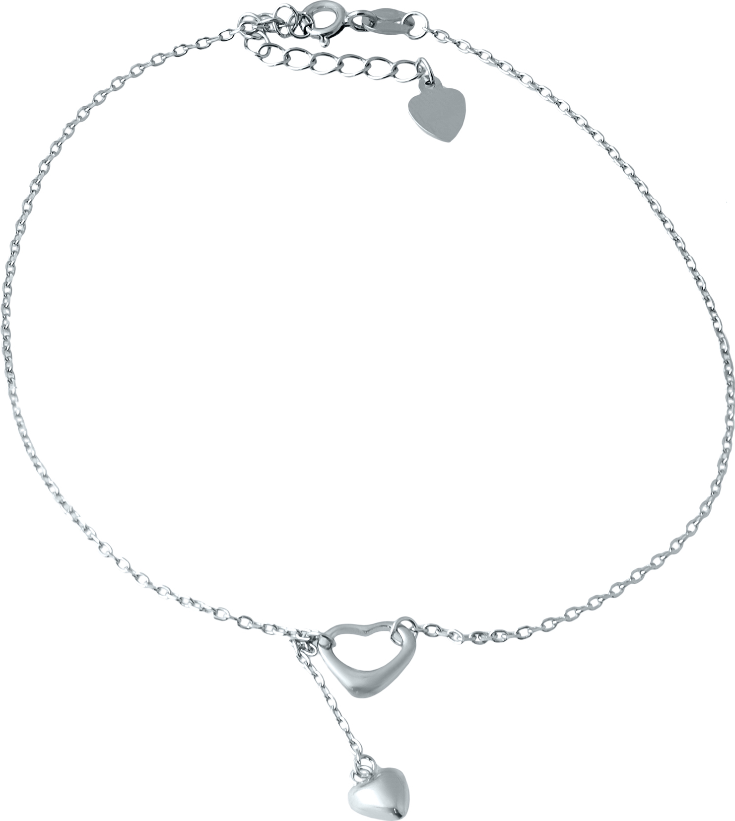 

Серебряный браслет на ногу SilverBreeze без камней 1928226 2326 размер, 23-26см размер