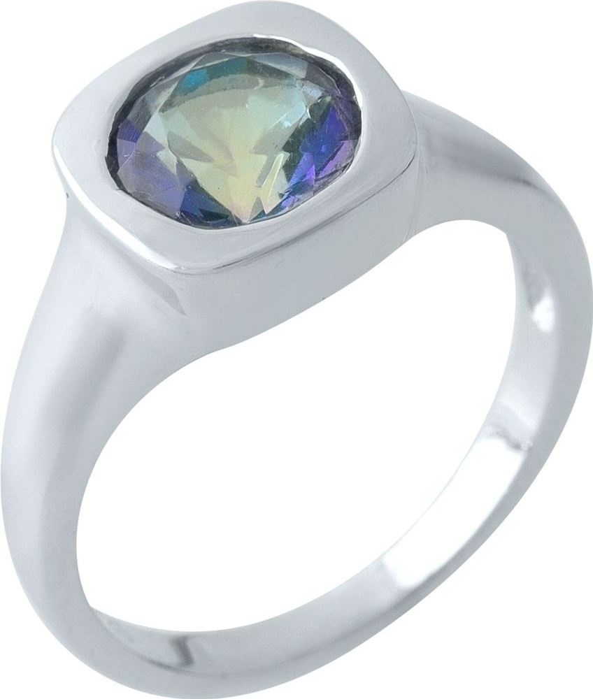 

Серебряное кольцо SilverBreeze с натуральным мистик топазом 1.613ct 1972281 18 размер, 18 размер