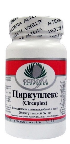 

Натуральная добавка Archon Vitamin Corporation Циркуплекс 60 капсул (4849-6)
