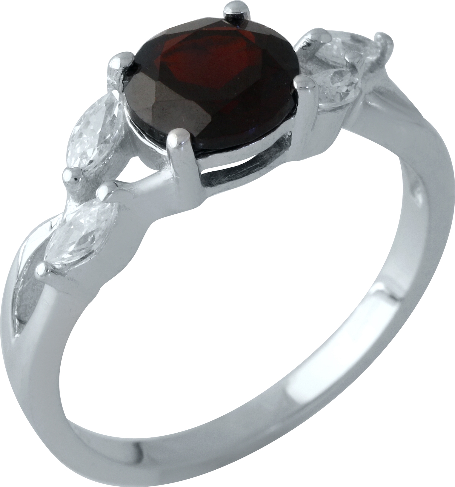 

Серебряное кольцо SilverBreeze с натуральным гранатом 1.938ct 1958636 17 размер, 17 размер