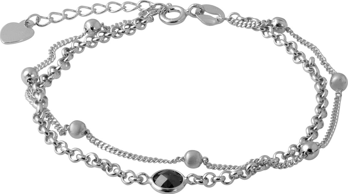 

Серебряный браслет SilverBreeze с фианитами 2068211 1720 размер, 17-20см размер