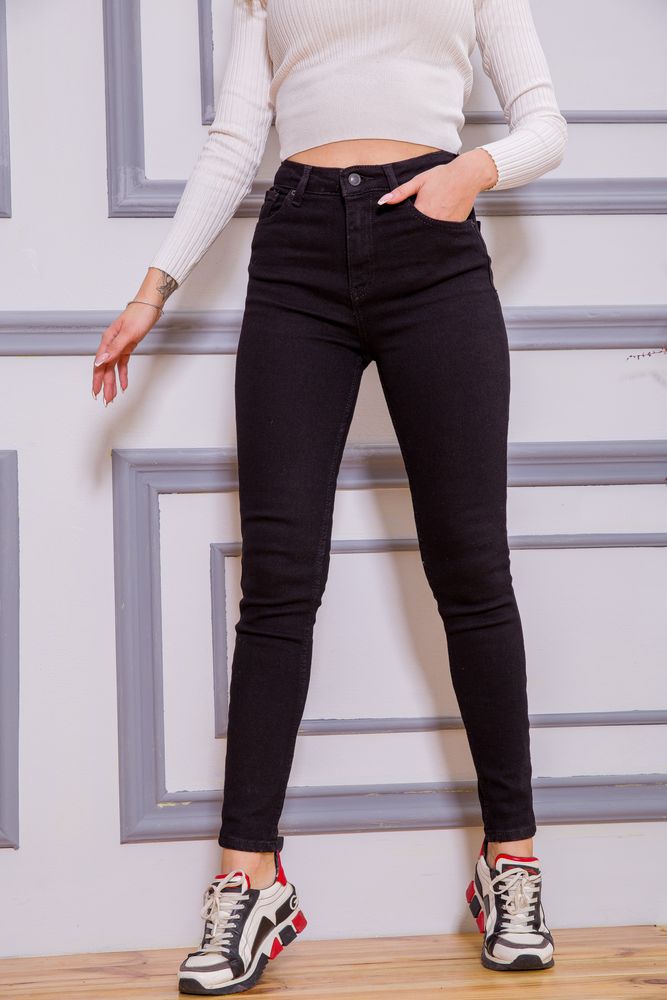 

Джинсы женские цвет черный размер  FG_06618, Джинсы женские цвет черный размер 28 FG_06618