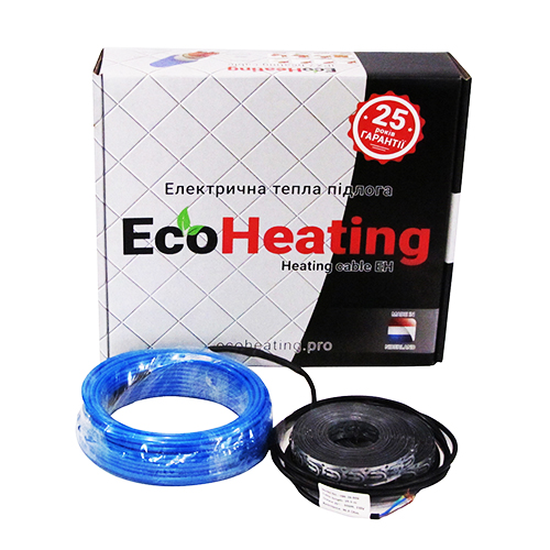 

Теплый пол Eco Heating двухжильный нагревательный кабель EH 20-1200 Вт